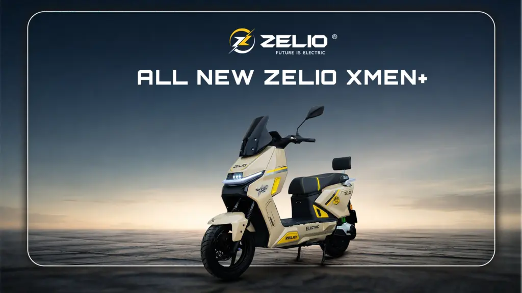 Zelio Launches 2026 X-Men+ Electric Scooter at ₹60,000