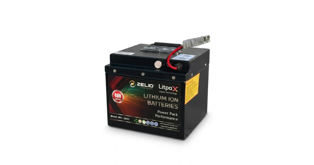 Zelio 48V 26Ah Lithium-Ion Battery