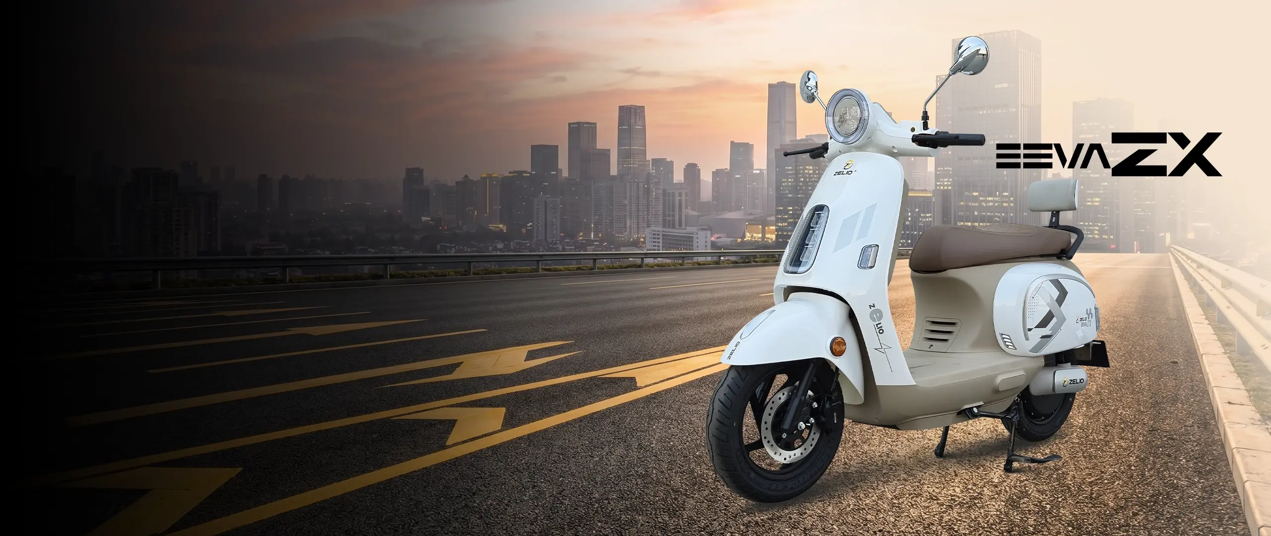 EEVA ZX Electric Scooter – Smart, Stylish & Long-Range EV Scooter