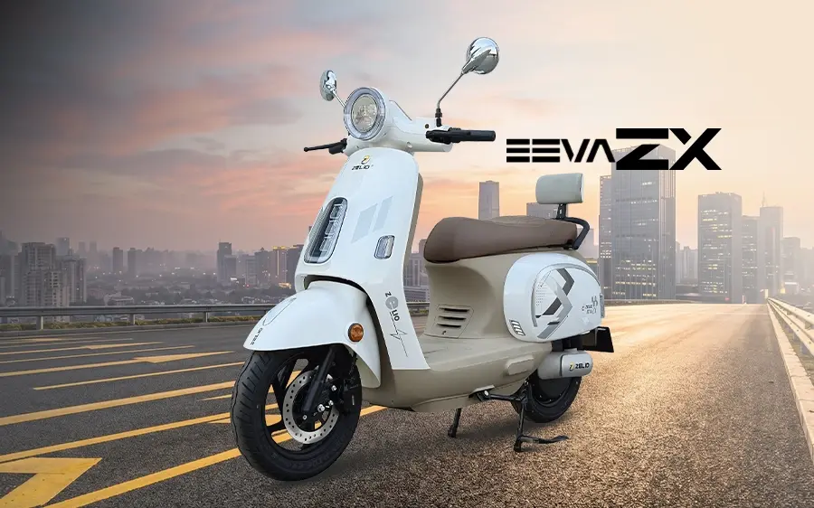 EEVA ZX Electric Scooter – Smart, Stylish & Long-Range EV Scooter