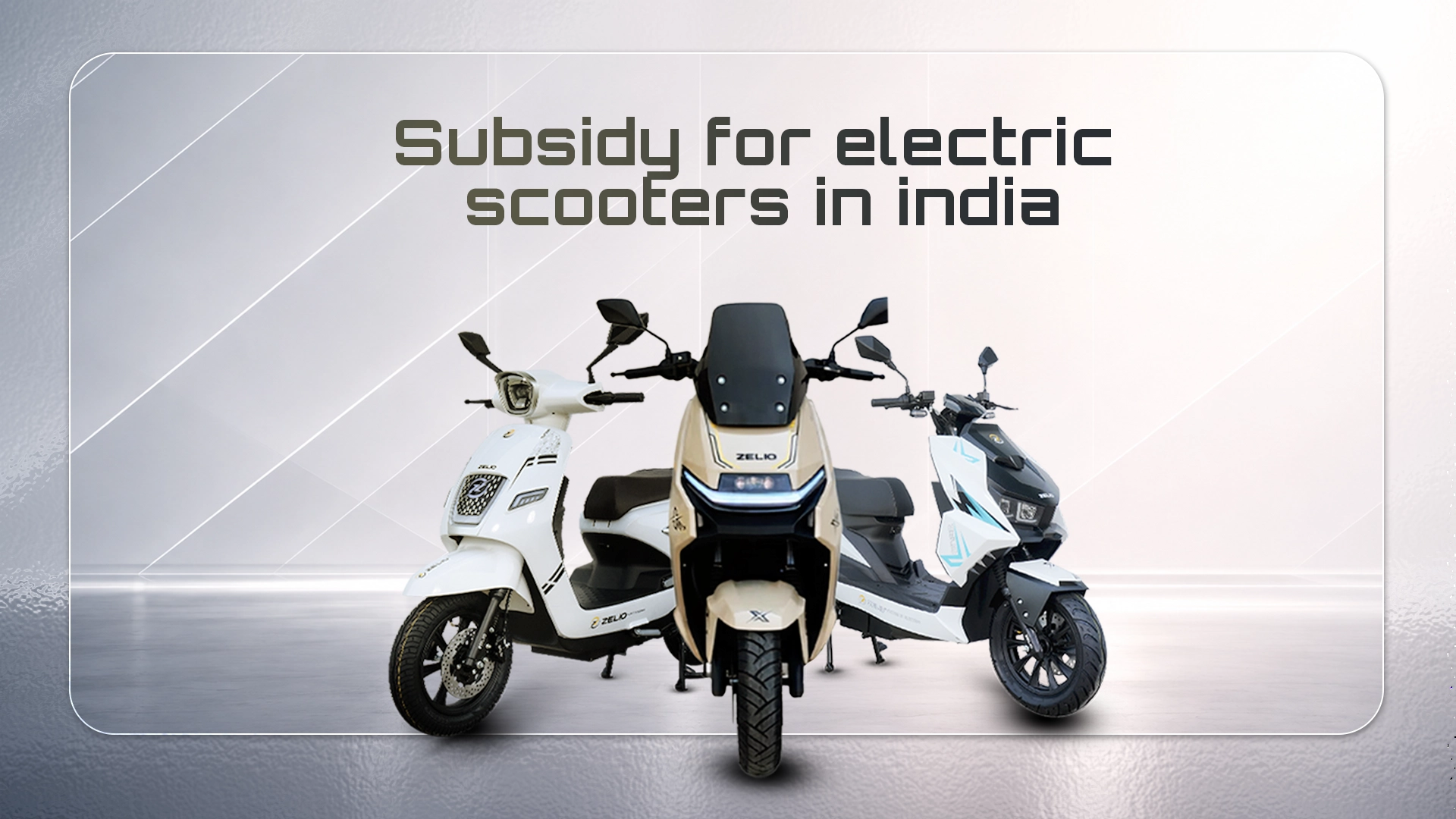 Government Subsidy on Electric Scooter in India 2026