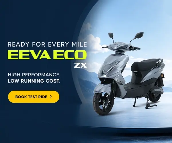 エコ Eeva Eco ZX Electric Scooter – Eco-Friendly EV Scooter with Smart
