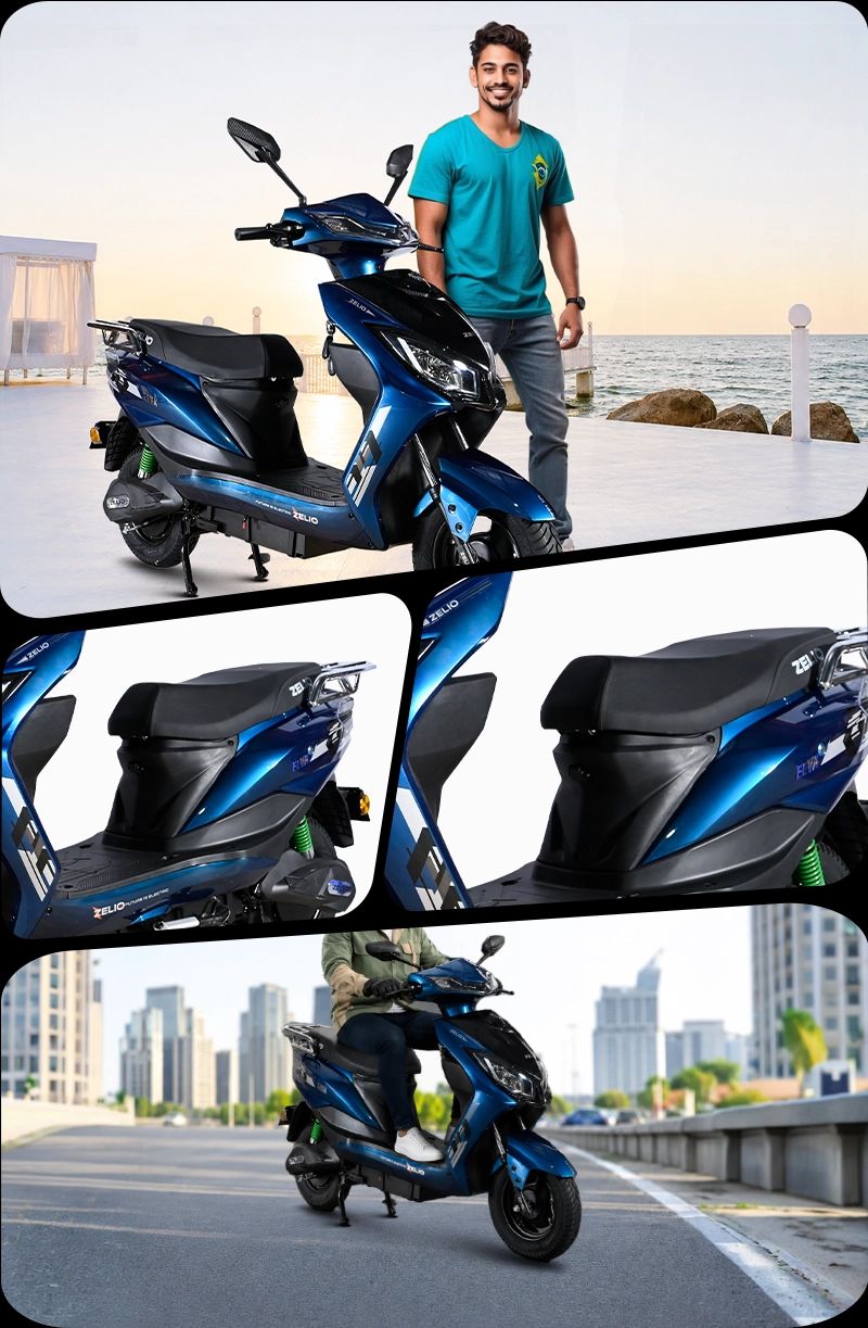 Zelio EEVA Scooty Price - Available in Lithium and Lead Batteries
