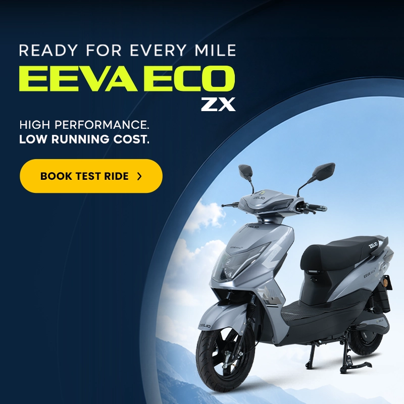 Eeva Eco ZX Electric Scooter – Eco-Friendly EV Scooter with Smart