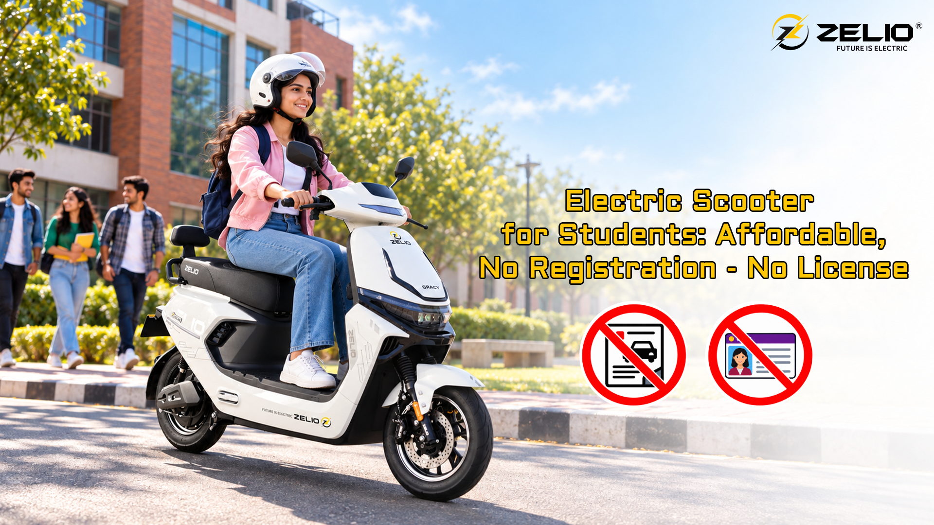 Electric Scooty for Students: Affordable, No Registration, No License